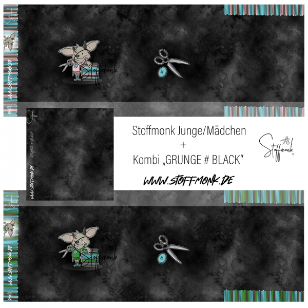 Eigenproduktion "Stoffmonk - Junge" BIO Jersey